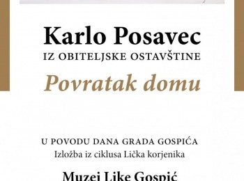 Muzej Like GospićMlg pozivnica - dan grada 2024 - karlo posavec