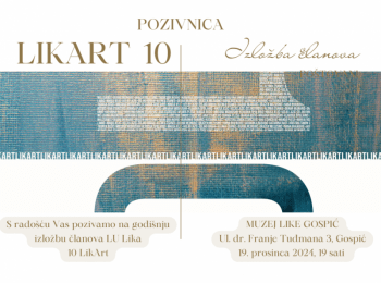 Muzej Like GospićPozivnica likart