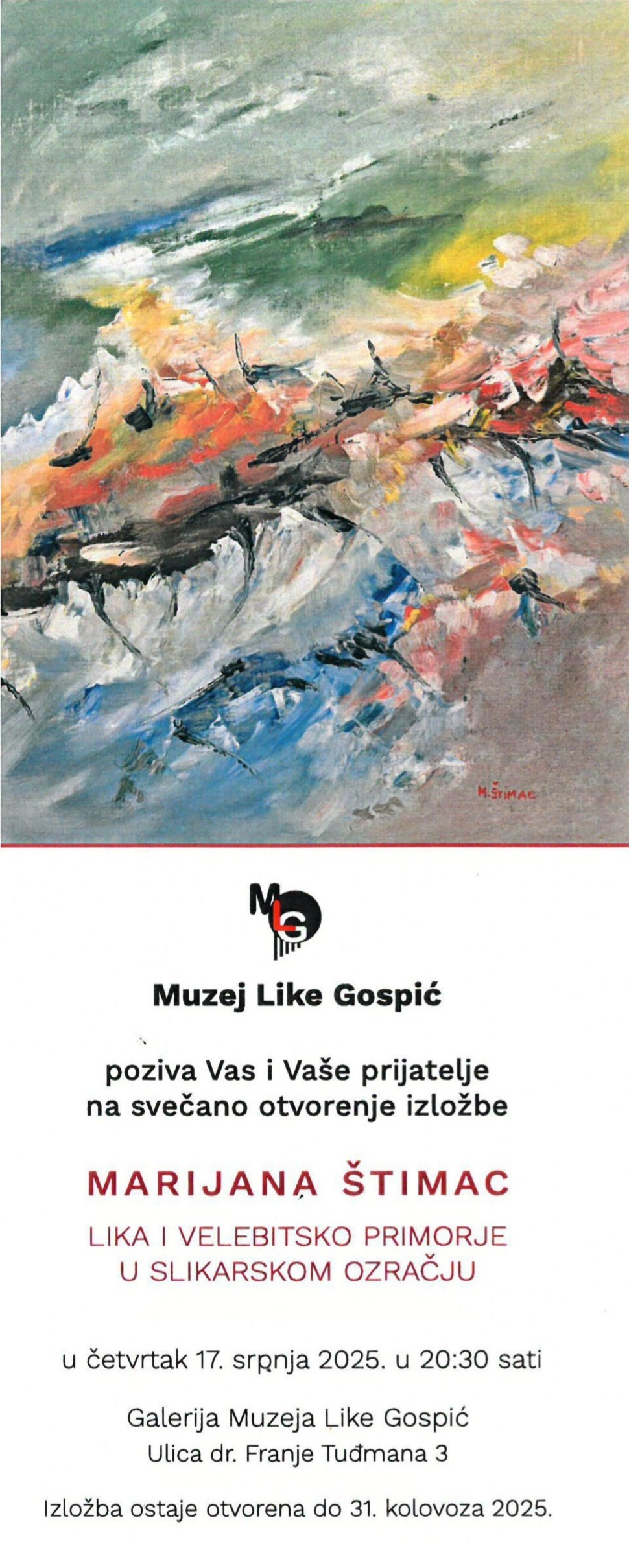 Muzej Like Gospić - Lika i velebitsko primorje u slikarskom ozračju